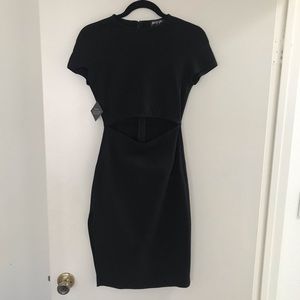 Nasty Gal One Piece Bodycon Side Slit Dress